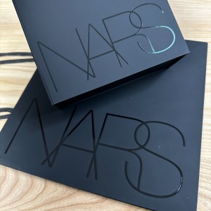 Черна луксозна сгъваема кутия & Комплект чанти